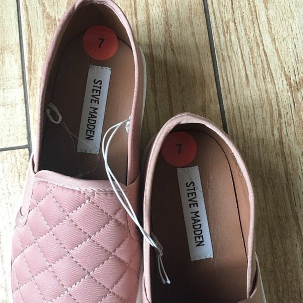 Steve Madden Mauve Slip On Shoes NWOT Sz 7 - Picture 5 of 8